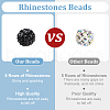   200Pcs Pave Disco Ball Beads RB-PH0001-41B-3