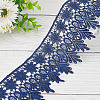 GOMAKERER 7.5 Yards Polyester Flower Lace Ribbon DIY-GO0001-77-4