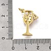Brass Micro Pave Cubic Zirconia Pendants KK-F899-04B-G-3