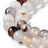 Natural Dendritic Agate Beads Strands G-D845-04-10mm-3