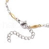 304 Stainless Steel Link Bracelets for Women BJEW-JB11764-01-5
