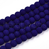 Opaque Glass Beads Strands GLAA-T032-P4mm-MD03-1