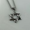 Punk Style Star of David Pendant Necklace for Fashionable Students and Couples DT0995-5