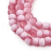 Frosted Crackle Glass Beads Strands X1-GLAA-U001-4mm-M13-2