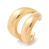 304 Stainless Steel Two-layer C-Shaped Cuff Earrings EJEW-M073-10G-2