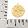 304 Stainless Steel Pendants STAS-L080-016G-3