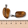 Natural Tiger Eye Pendants G-B127-01P-02-4