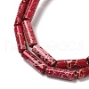 Dyed Natural Imperial Jasper Beads Strands G-H087-H01-01D-4