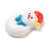 Christmas Theme Opaque Resin Cabochons RESI-R453-01B-2