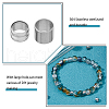 160Pcs 2 Styles 201 & 304 Stainless Steel European Beads FIND-HS0001-22-4