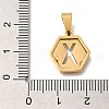 304 Stainless Steel Charms STAS-H227-01G-X-3