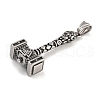 304 Stainless Steel Pendants STAS-D110-10AS-2