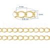 Brass Twisted Chains CHC-Q001-02G-3