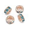 Brass Rhinestone Beads KK-U071-02C-03LG-1