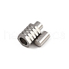 304 Stainless Steel Magnetic Clasps STAS-C127-18B-P-2