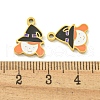 Halloween Theme Ion Plating(IP) 304 Stainless Steel Enamel Pendants STAS-M011-01C-3