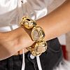 Nuggets Alloy & Iron & CCB Plastic Beaded Stretch Bracelets FS-WGB93A7-18-1