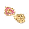 304 Stainless Steel Rhinestone Pendants STAS-U057-05G-01-2