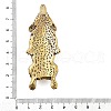 Brass Corgi Puppy Figurines Statues for Home Desktop Ornament Decor DJEW-Z008-01AB-3