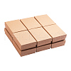 Kraft Cotton Filled Cardboard Paper Jewelry Set Boxes CBOX-R036-11A-2