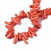 Synthetic Coral Beads Strands X-CORA-S023-45J-4