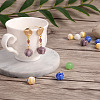 Craftdady 40Pcs 5 Colors Handmade Lampwork Beads LAMP-CD0001-15-13