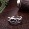 Alloy Adjustable Open Cuff Rings FS-WG8E8AD-01-2