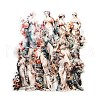 Sculpture Women Waterproof PET Stickers Set DIY-G120-04A-3