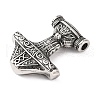 316 Surgical Stainless Steel Pendants STAS-Z073-07AS-2