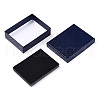 Rhombus Textured Cardboard Jewelry Boxes CBOX-T006-01H-4