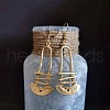 Ladder Pattern Alloy Dangle Earrings FS-WGAC61F-02-2