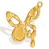 304 Stainless Steel Pendant Cabochon Settings PW-WG2580F-02-1