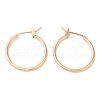 Brass Huggie Hoop Earrings EJEW-Q765-02G-1