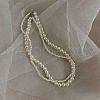 Imitation Pearl Beaded Double Layer Necklaces WGB7F3C-32-1