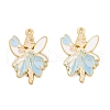 Rack Plating Alloy Enamel Pendants FIND-A040-08D-02G-1