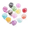 Printed Acrylic Beads OACR-S136-07-1