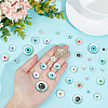 GOMAKERER 200Pcs 8 Styles Glass Craft Eyes Cabochons DIY-GO0001-86-3