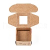 Rectangle Foldable Creative Kraft Paper Gift Box CON-B002-04A-02-4