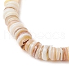 Natural Cultured Freshwater Pearl and Synthetic Turquoise Beads Stretch Bracelets BJEW-JB11876-01-4