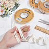 30 Yards Cotton U LOOK PRETTIER TODAY Word Printed Ribbon OCOR-WH0086-87E-3