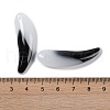 Transparent Spray Painted Glass Pendants GLAA-S202-02D-3