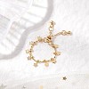 Adjustable Brass Curb Chains Finger Rings for Women RJEW-JR00861-1