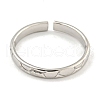 Non-Tarnish 304 Stainless Steel Open Cuff Finger Rings for Unisex RJEW-P114-06P-2
