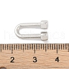 Rack Plating Brass U Shape Links Buckle for Dress Lingria Bikini Swimming Wear Accessories KK-A224-24A-P-3