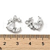 Brass with Glass Rhinestone Charms KK-H455-29P-3