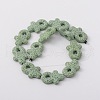 Synthetic Lava Rock Bead Strands G-N0094-15-2