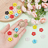 GOMAKERER 20Pcs Handmade Lampwork European Beads LAMP-GO0001-09-3