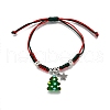 Handmade Lampwork with 304 Stainless Steel Star String Bracelets for Women BJEW-TA00658-2