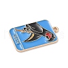 Tarot Alloy Enamel Pendants ENAM-A008-47KCG-08-2