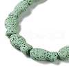Fish Dyed Natural Lava Rock Beads Strands G-O126-01A-06-3